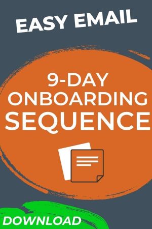 9-day Onboarding Email Sequence
